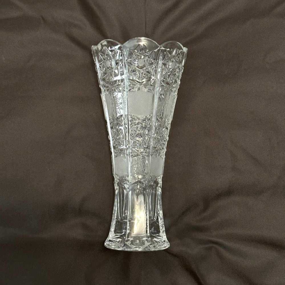 Vintage Bohemia Crystal Vase